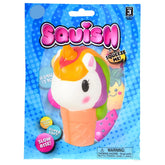 Squishy Fidget Unicorn Ice Cream Toy For Kids - Assorted